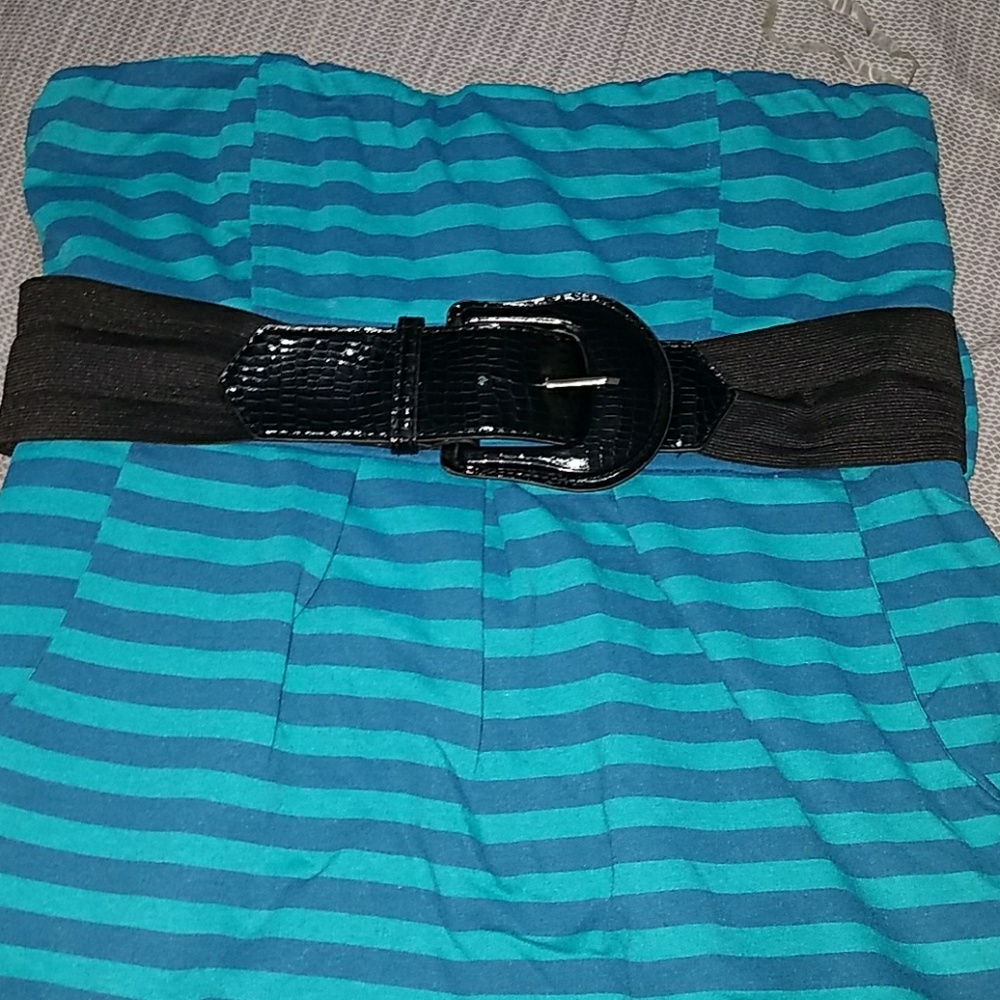 Striped tube dress